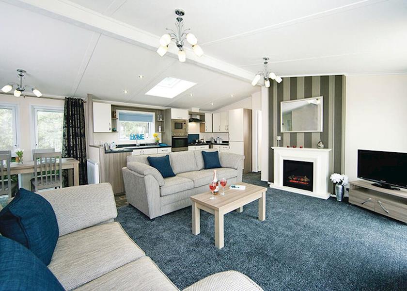 Teviot View Lodges at Riverside, Hawick,,Scotland